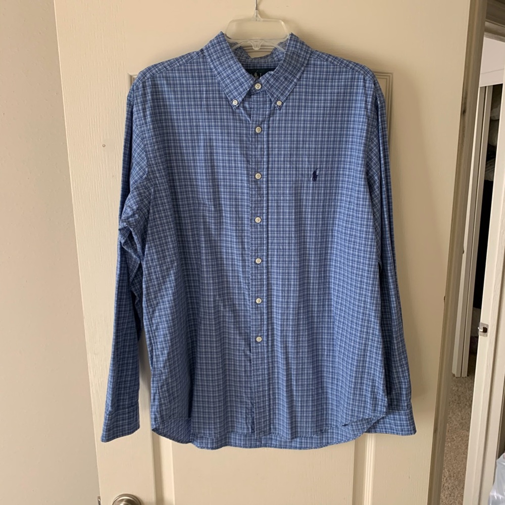 Polo Ralph Lauren button down shirt.